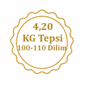 Fıstıklı Kuru Baklava 4,20 Kg Tepsi (100-110 Dilim+Tepsi Bedeli Dahildir