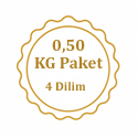 Havuç Dilim Baklava 0,5 Kg paket ( 4 Dilim )