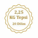 Havuç Dilim Baklava 2,25 Kg Tepsi (20 Dilim+Tepsi Bedeli Dahildir)