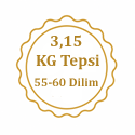 Özel Şöbiyet 3,15 Kg Tepsi ( 55-60 Dilim + Tepsi Bedeli Dahildir)