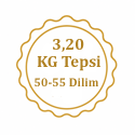 Özel Kare Baklava 3,20 Kg Tepsi (55-60 Dilim+ Tepsi bedeli )