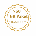 Cevizli Baklava 750 Gr Paket (18-22 Dilim) 