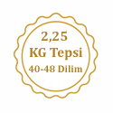 Cevizli Baklava 2,25 Kg Tepsi (40-48+Tepsi Bedeli Dahildir)