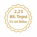 Fıstıklı Kuru Baklava 2,25 Kg Tepsi (55-60 Dilim+Tepsi Bedeli Dahildir)