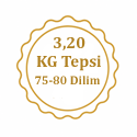 Fıstıklı Kuru Baklava 3,20 Kg Tepsi (75-80 Dilim+Tepsi Bedeli Dahildir)